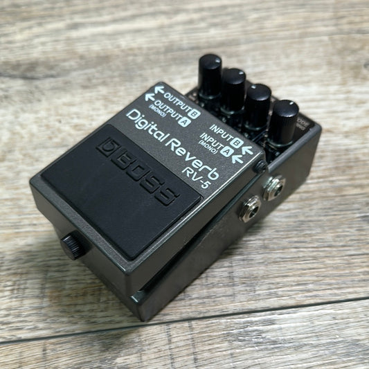 Front angle of Used Boss RV-5 Reverb.