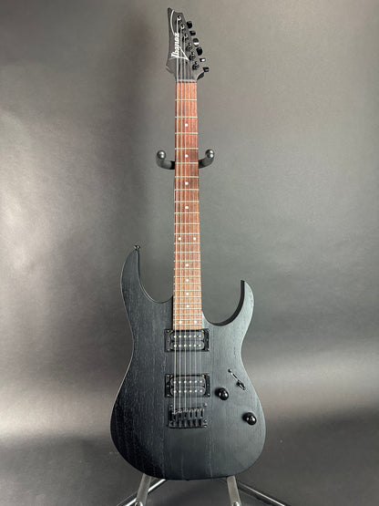 Full front of Used Ibanez RGRT421 Black.