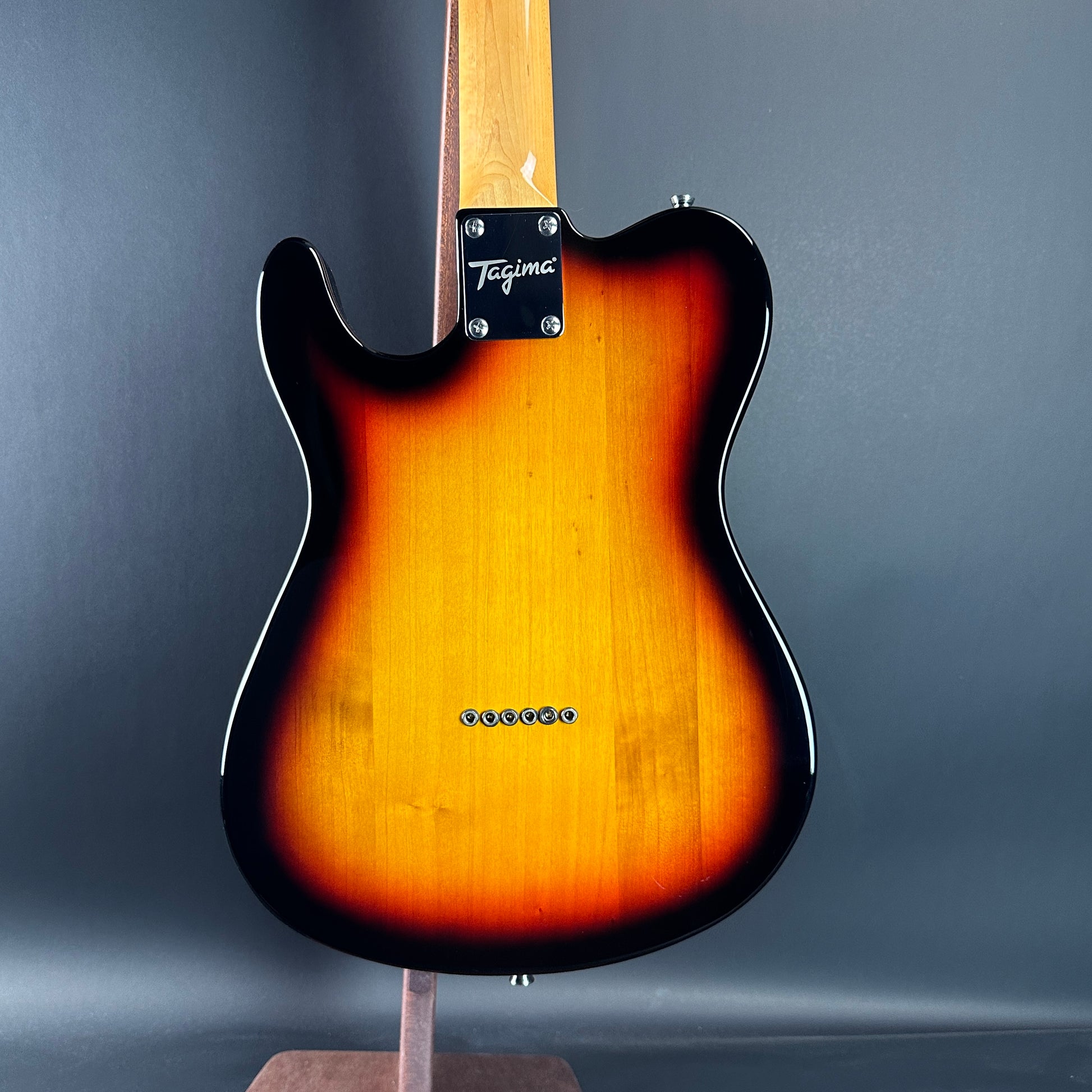 Back of Used Tagima Model 55 3 Tone Burst.