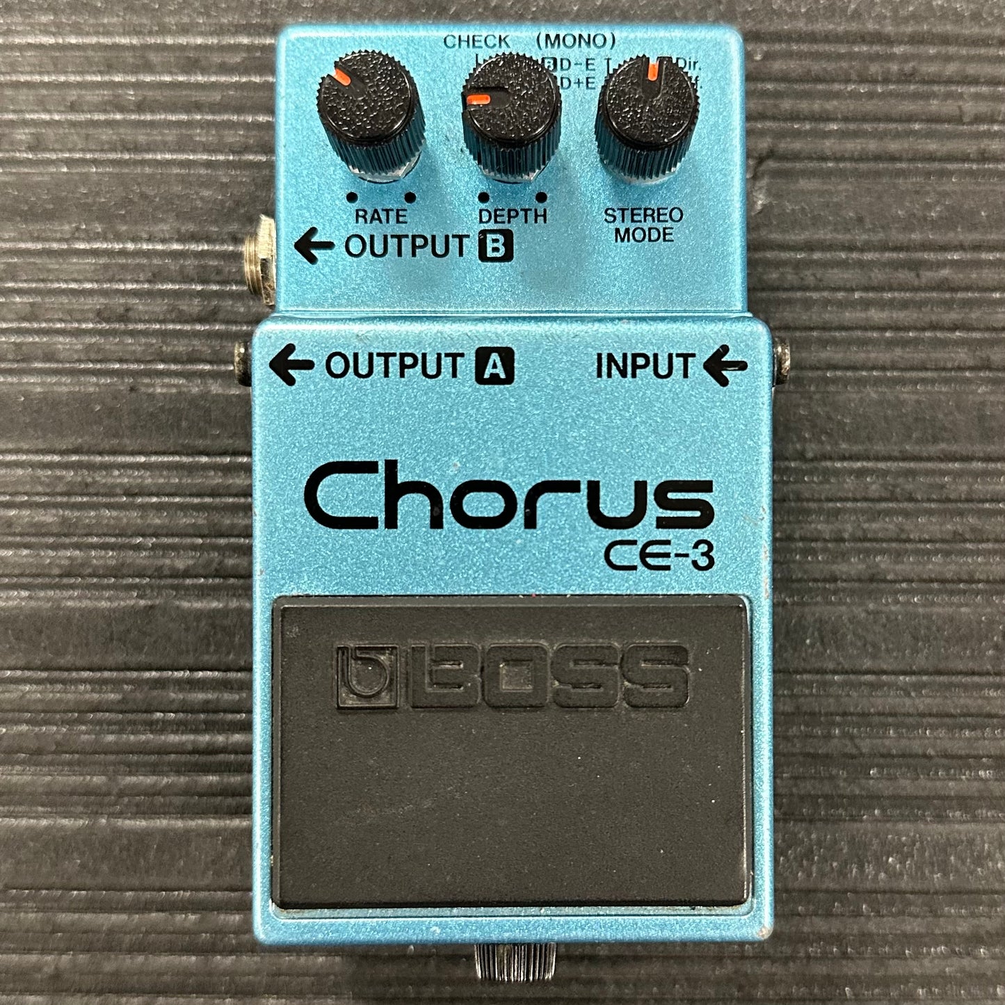 Used Boss CE-3 Chorus Green Label w/Power Supply TSS4128