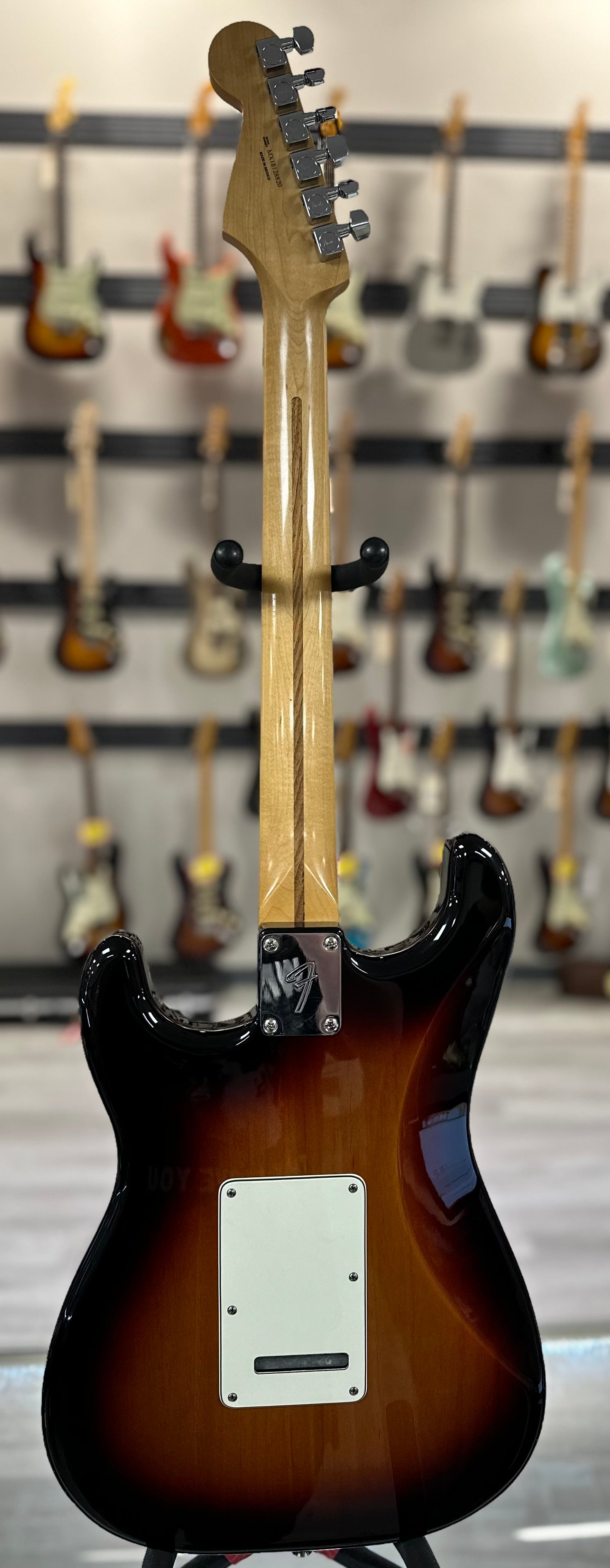 Full back of Used Fender Player Series Stratocaster 3 Color Sunburst TSS4350