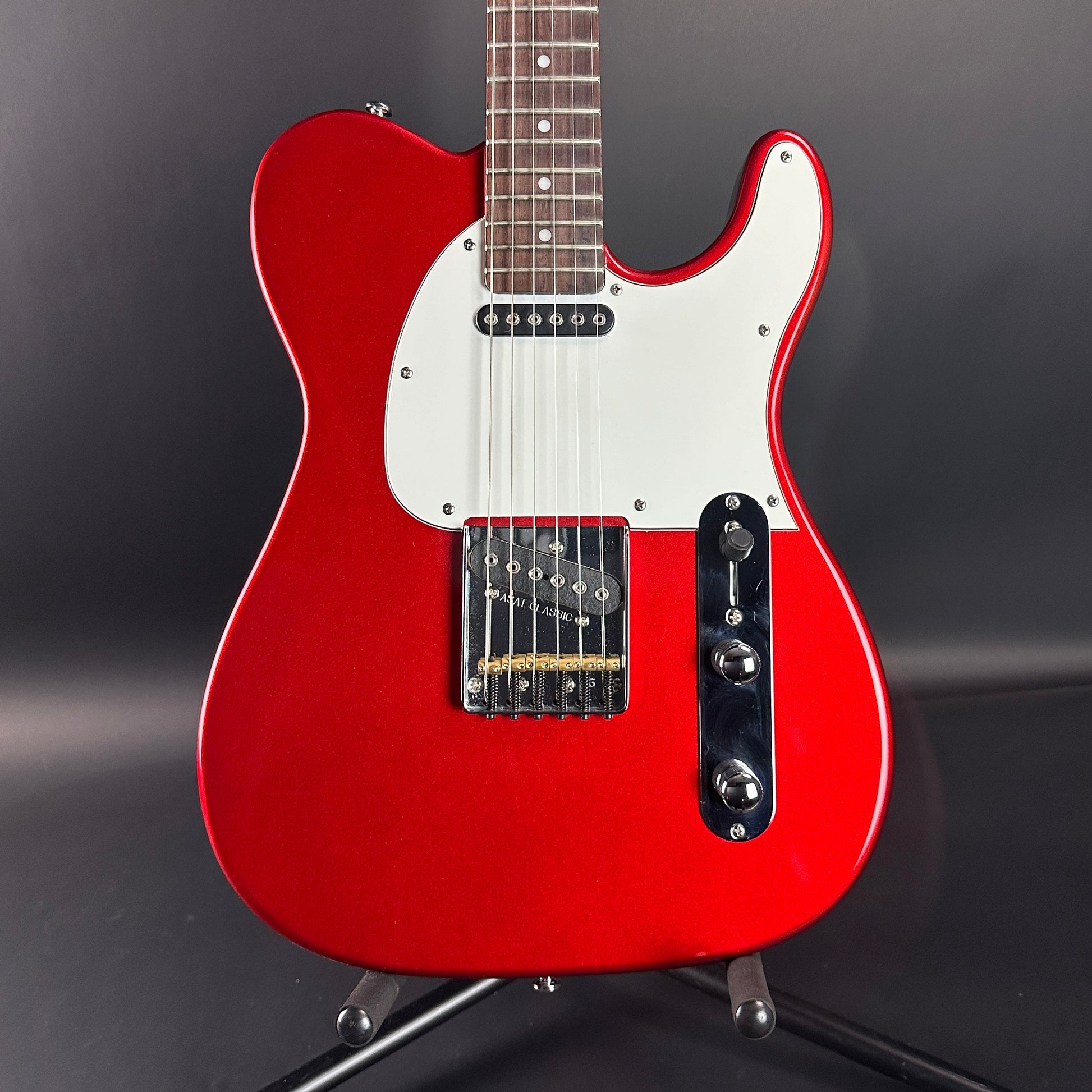 Front of Used G&L Tribute ASAT Classic Red.