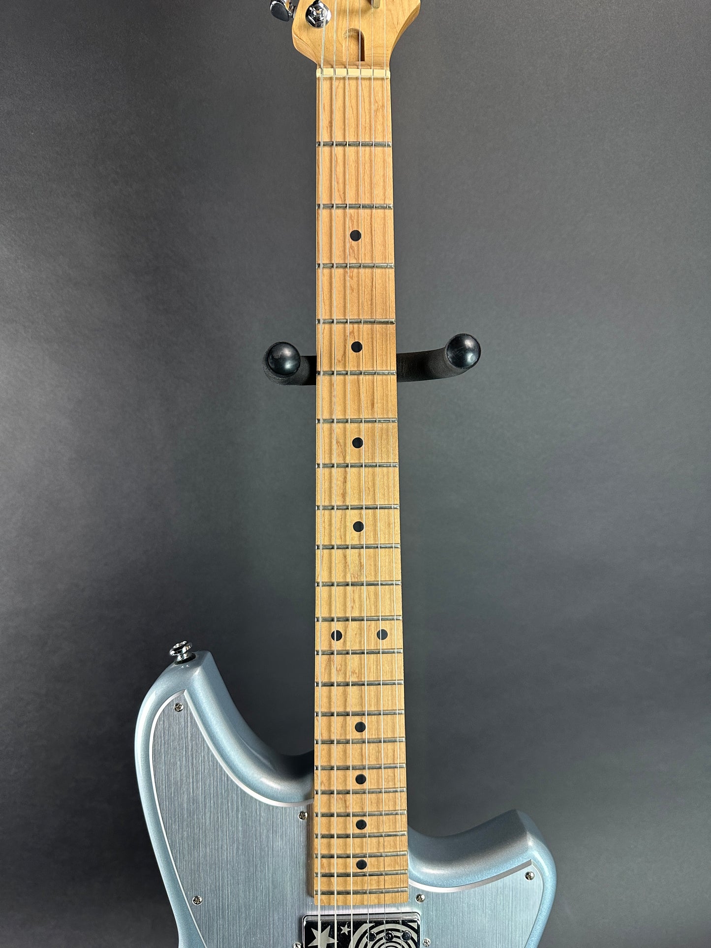 Fretboard of Used Reverend Billy Corgan Z-One Metallic Silver.