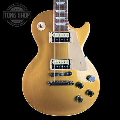 Front of Used 2008 Gibson Les Paul Standard Gold Top.