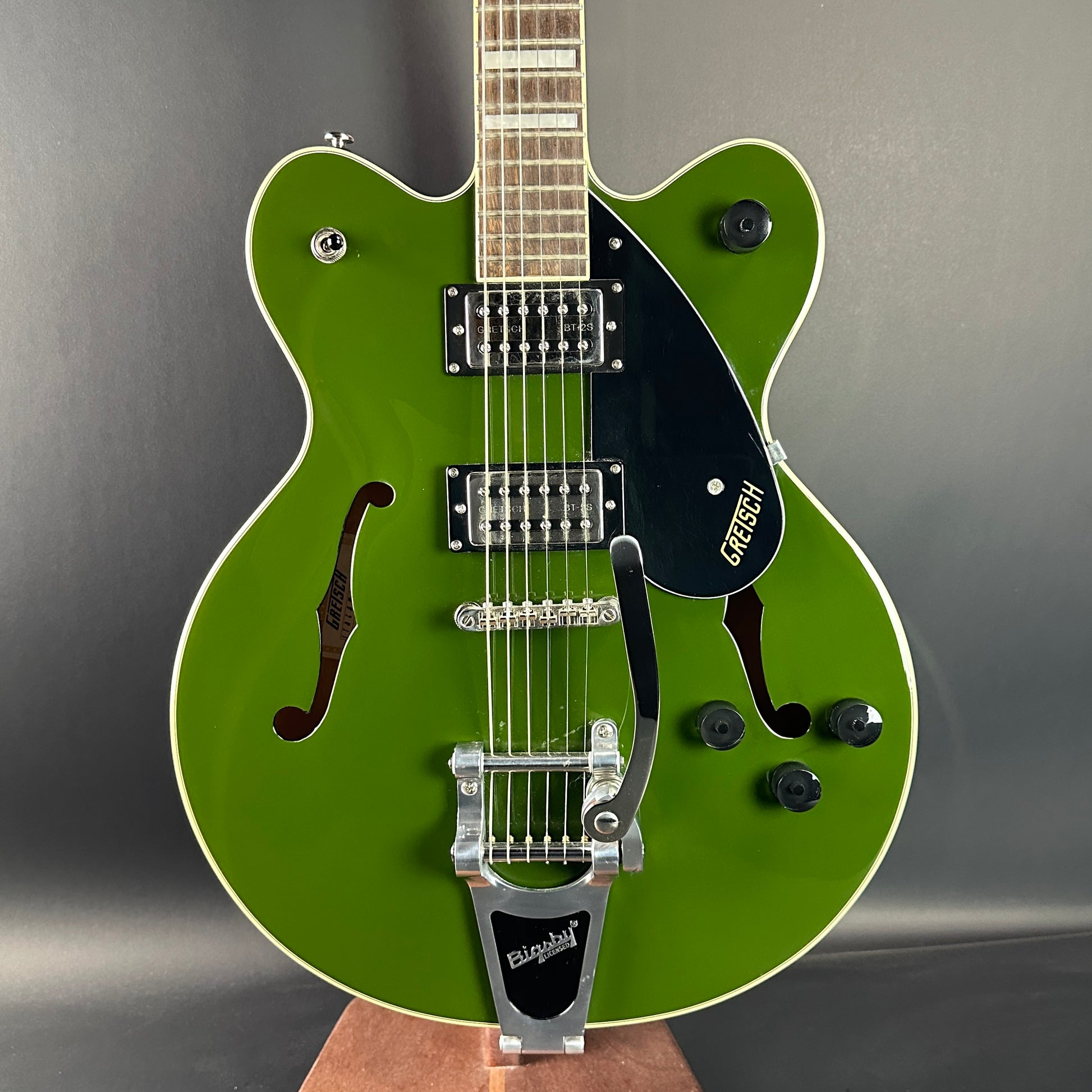 Front of Used Gretsch G2622T Torino Green.