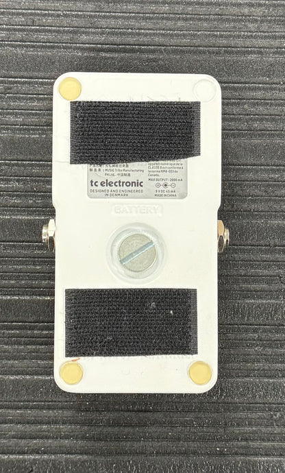 Bottom of Used TC Electronic Polytune Tuner 