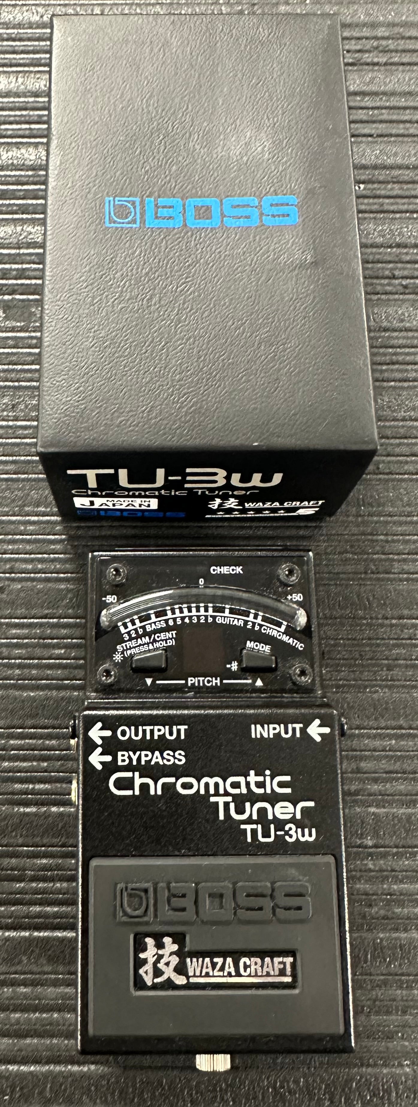 Top with box of Used Boss TU-3W Tuner w/box TSS4337