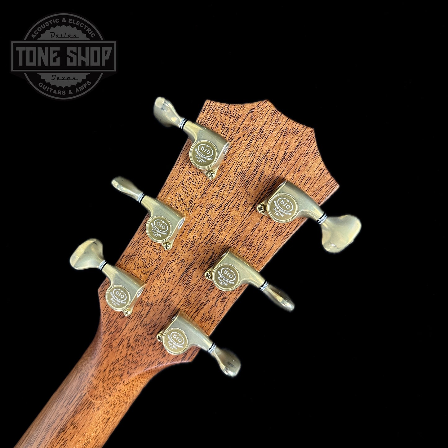 Back of headstock of Used Taylor 717.