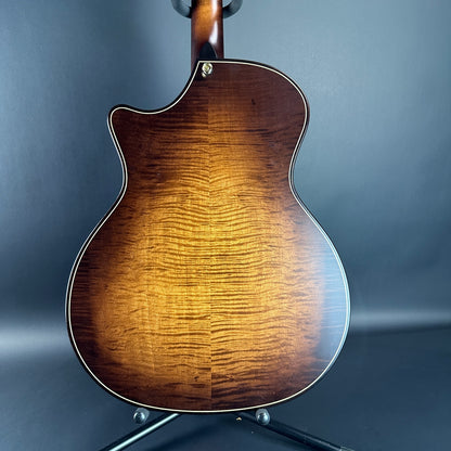 Back of Used Taylor 614ce Builder's Edition Natural.