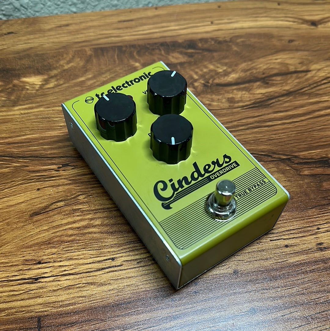 Top angle of Used TC Electronic Cinder Overdrive TSU16064.