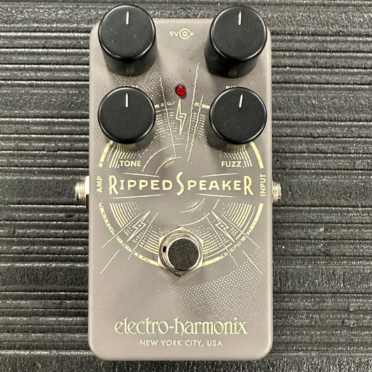 Top of Used EHX Electro Harmonix Ripped Speaker Fuzz w/box TSS4155