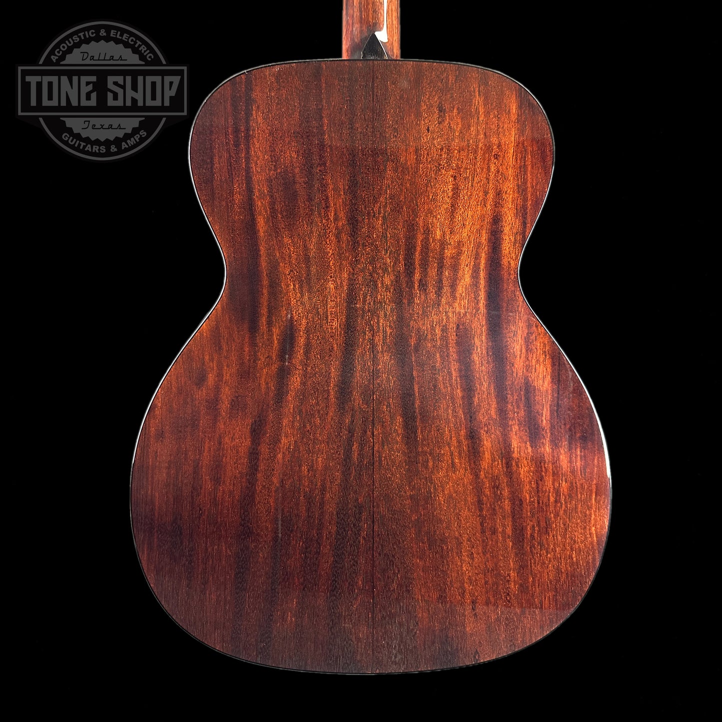 Back of OM1 Sunburst Sitka/Mahogany.