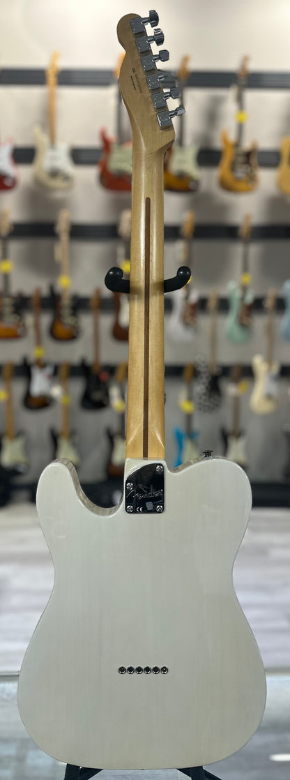 Full back of Used Fender Deluxe Nashville Telecaster Olympic White w/ 51 Nocaster Bridge Pickup TSS4525