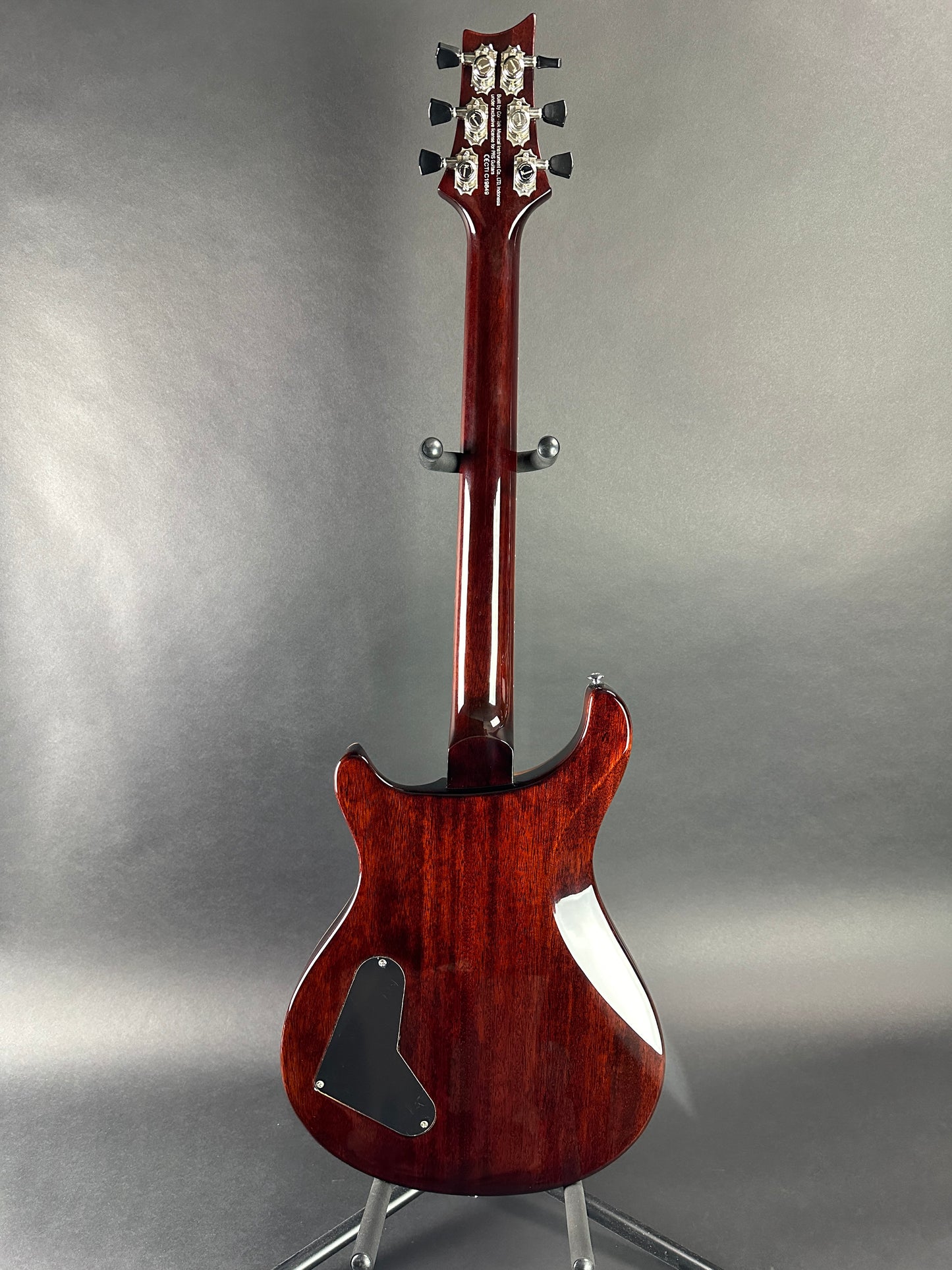 Full back of Used PRS SE Paul's Guitar Red.