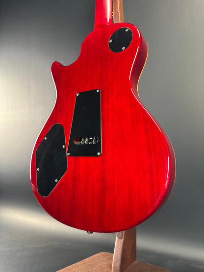 Back angle of Used PRS SE Mark Tremonti Cherryburst.