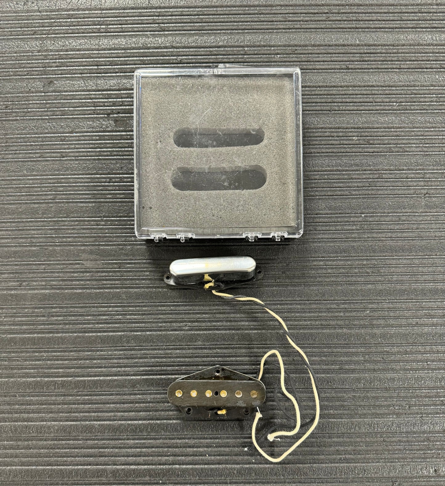 Top of with box of Used LSL T-bone Telecaster Pickup Set w/box