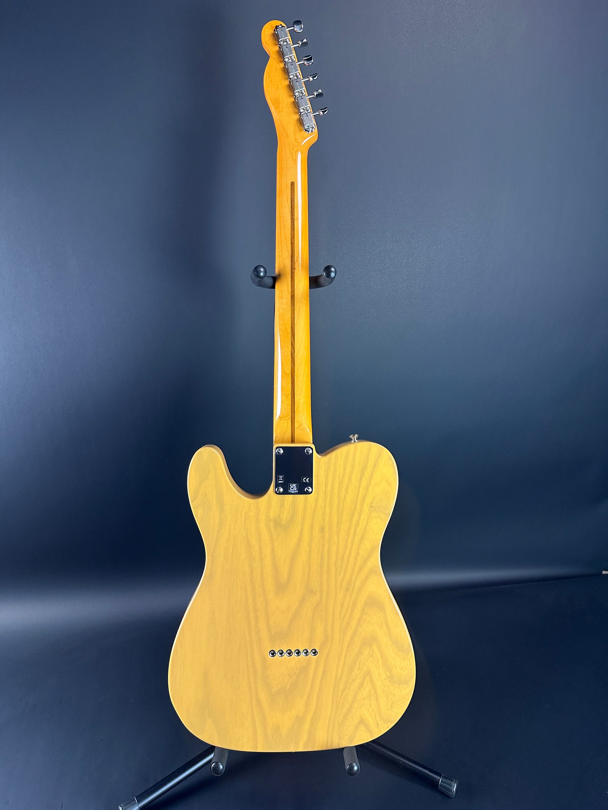 Full back of Used Fender American Vintage II 1951 Telecaster Butterscotch Blonde.