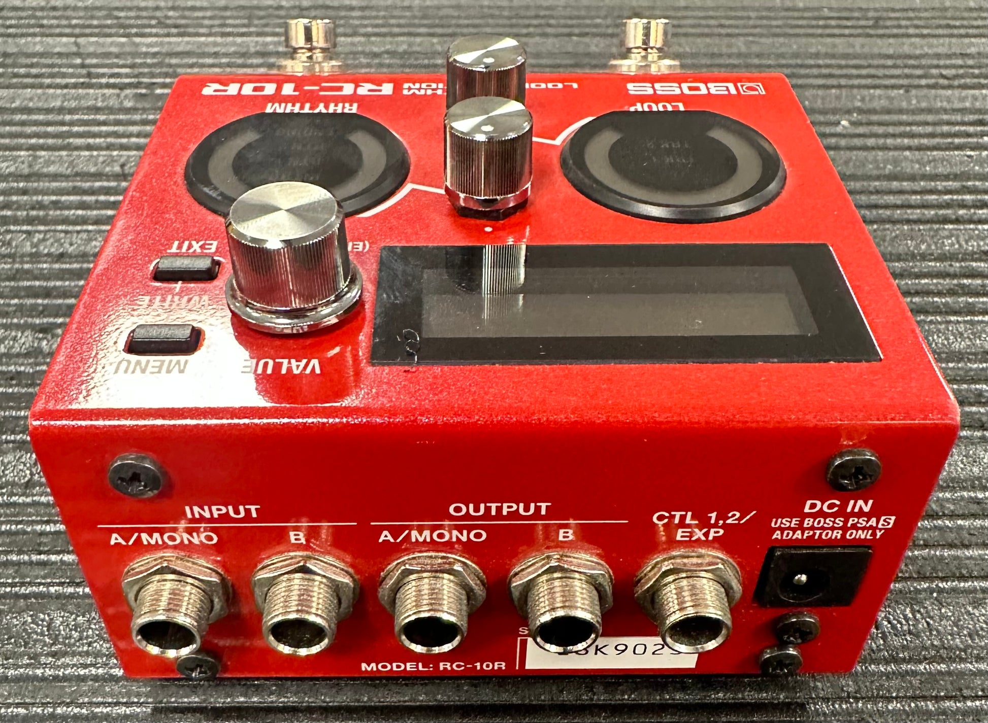 Back of Used Boss RC10R Looper w/box TSS4164