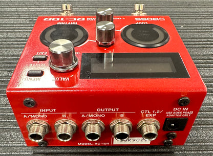 Back of Used Boss RC10R Looper w/box TSS4164