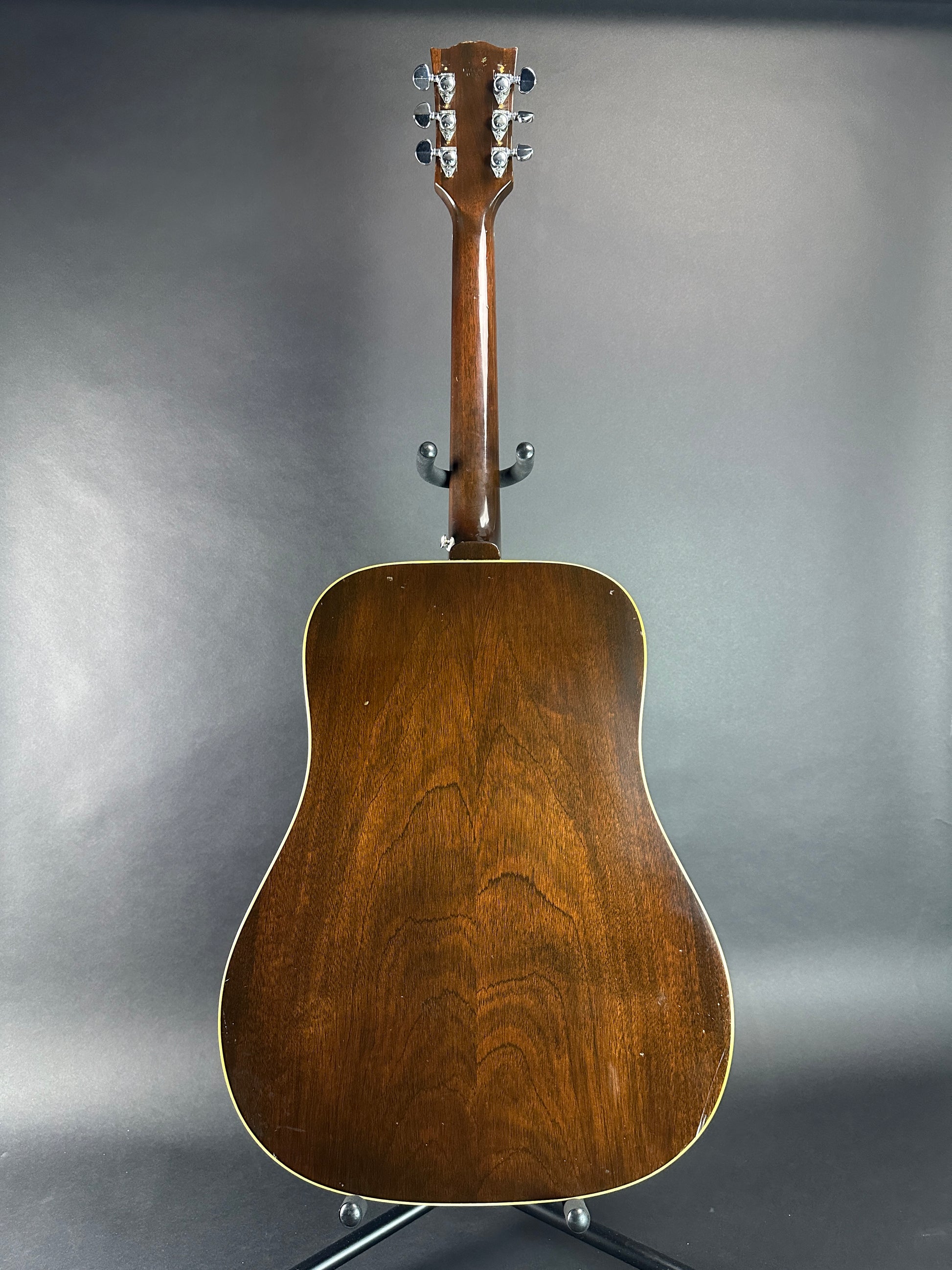 Full back of Vintage 1970 Gibson J-50.