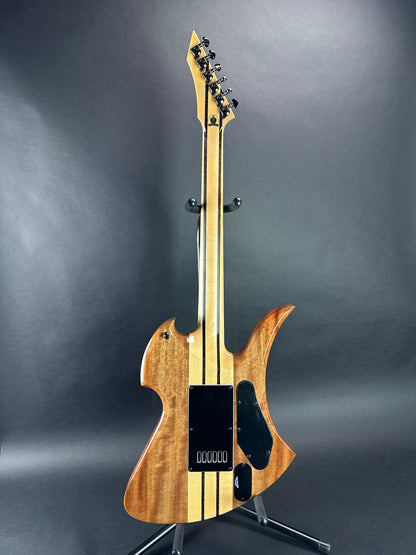 Full back shot of Used BC Rich Mockingbird Extreme Natural Left-Handed.