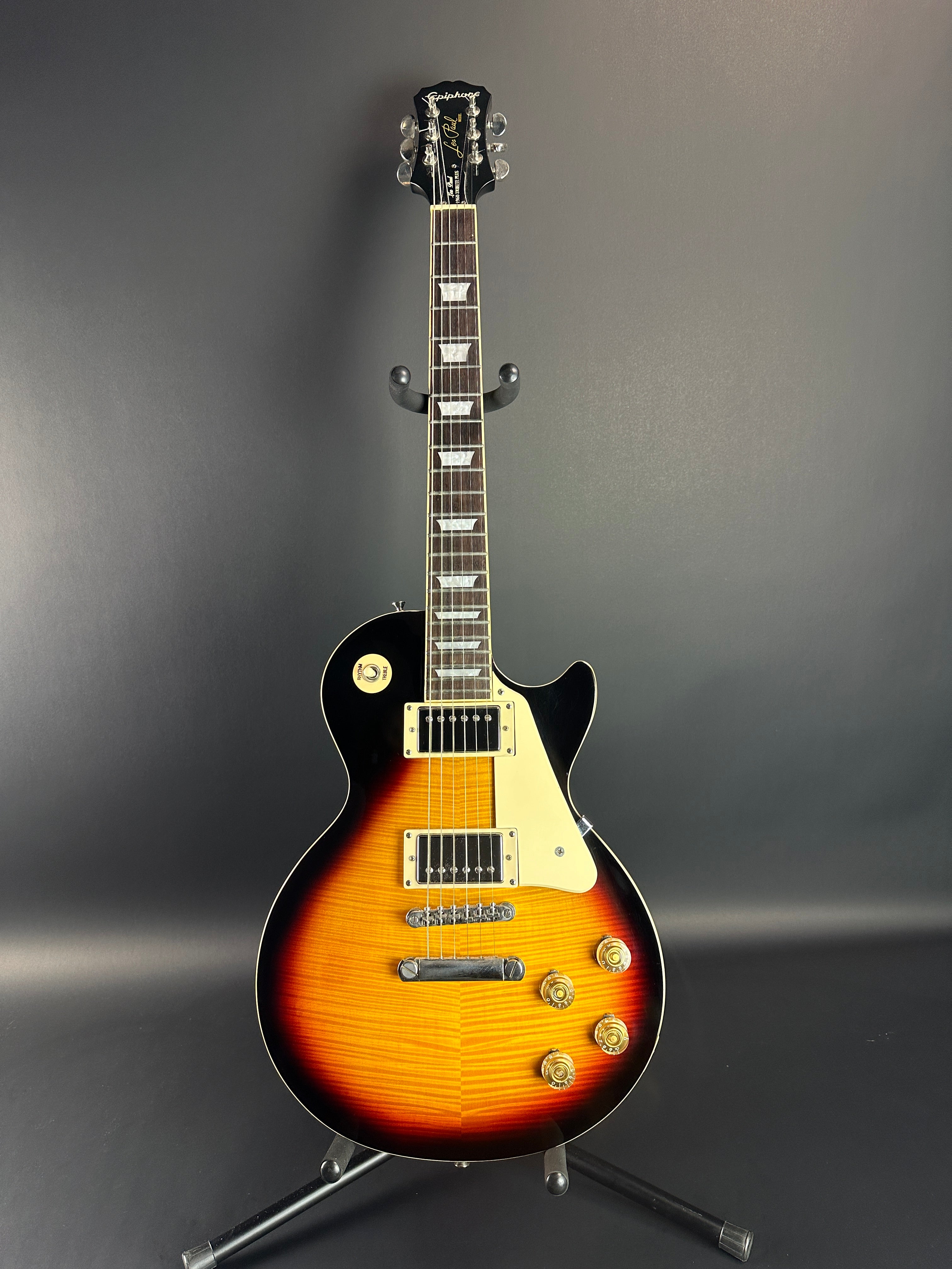 Used Epiphone Les Paul 1960 Tribute Plus Burst TSU18423 – Tone Shop Guitars