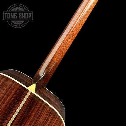 Back of neck of Collings D2H Satin Neck Sitka/EIR.