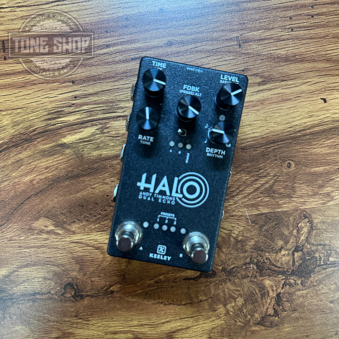 Top of Used Keeley Halo Andy Timmons Dual Echo.