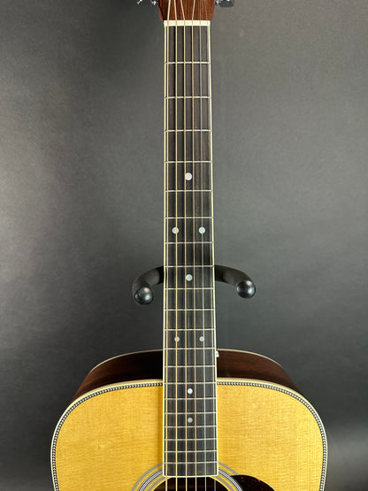 Fretboard of Used Martin HD-35 Natural.