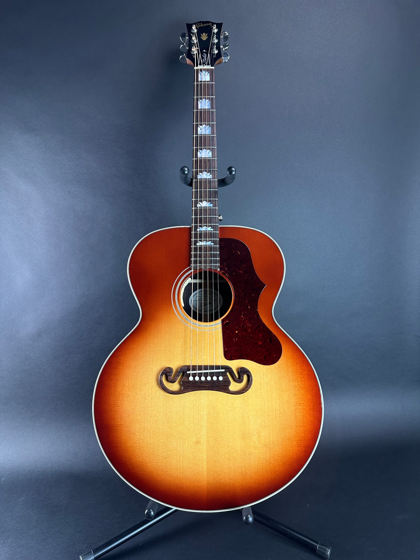 Full front of Used Gibson SJ-200 Studio Rosewood.