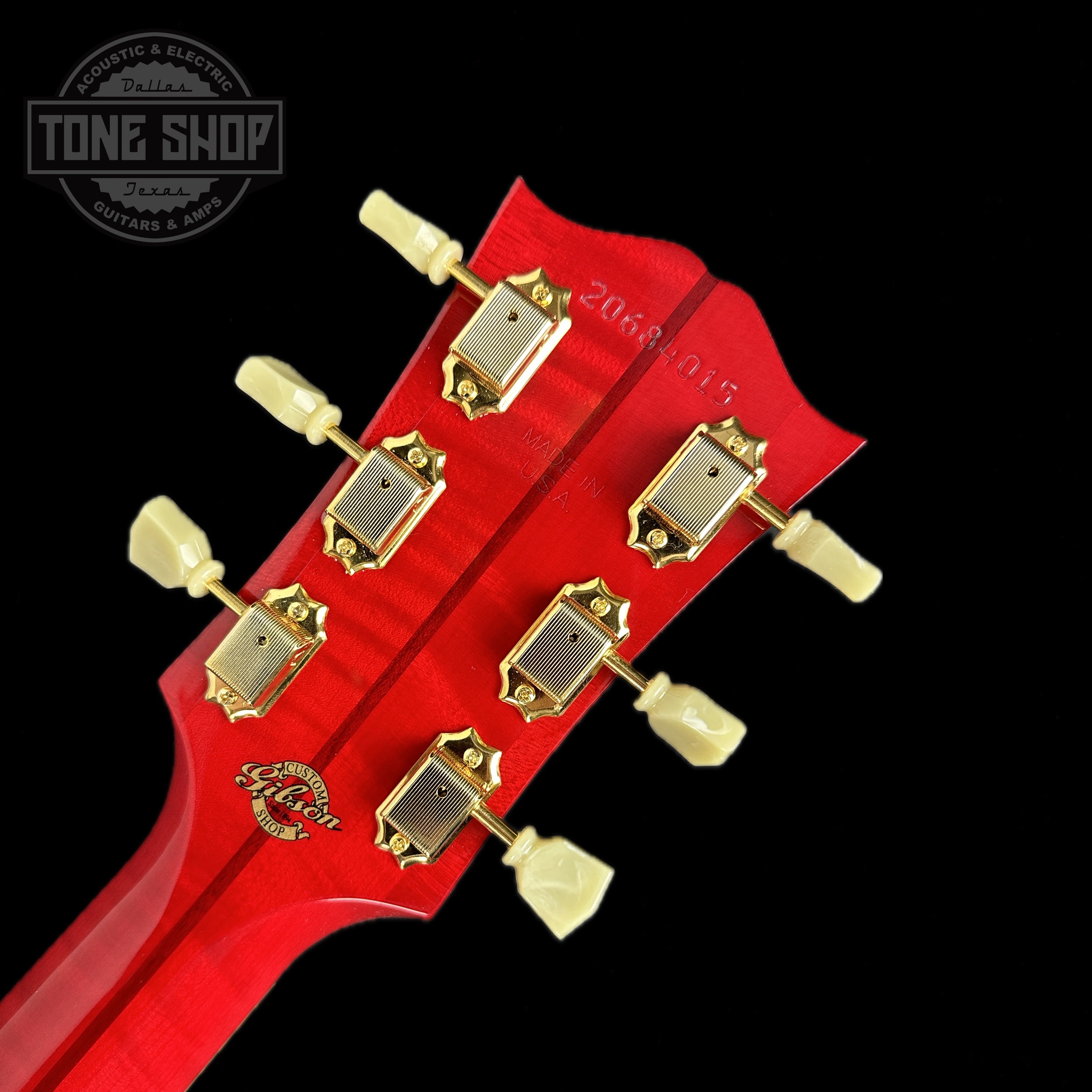 Gibson Custom Shop Made 2 Measure SJ-200 Original Cherry Quilt back an –  Tone Shop Guitars