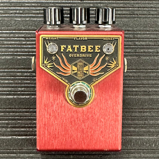 Top of Used Beetronics Fat Bee Overdrive Pedal TSS4259