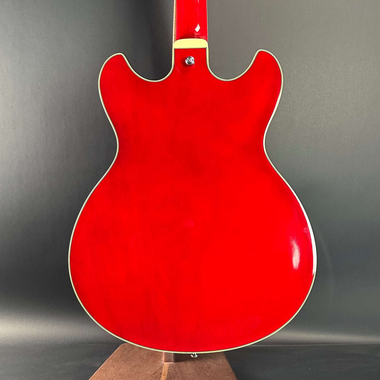 Back of Used Ibanez AS73-TCD Cherry.