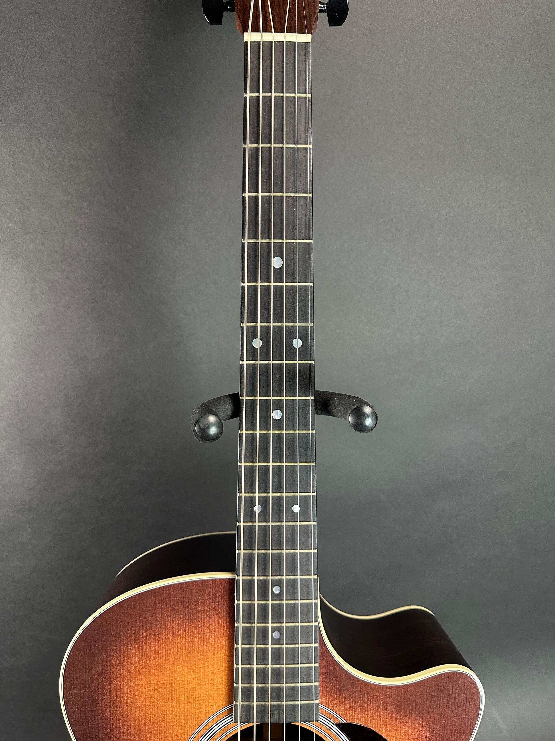 Fretboard of Used Martin GPC16E Sunburst.