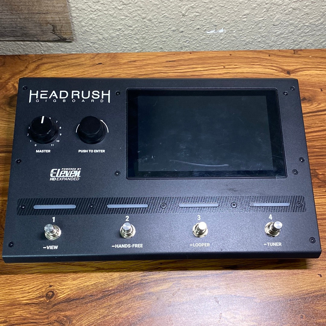 Top angle of Used Headrush Gigboard FX Processor TSU16275.