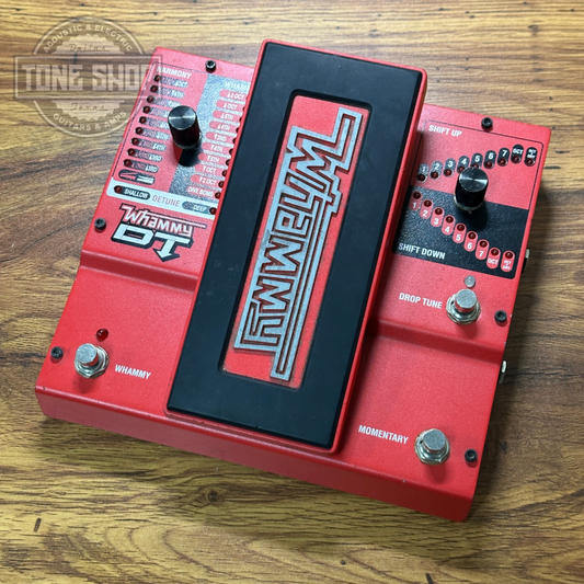 Top of Used Digitech Whammy DT Drop Tune.