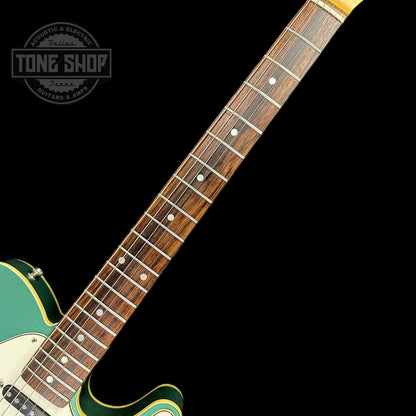 Fretboard of Used Fernandes "T" Green.