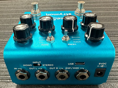 Front of Used Strymon Blue Sky Reverb w/box 