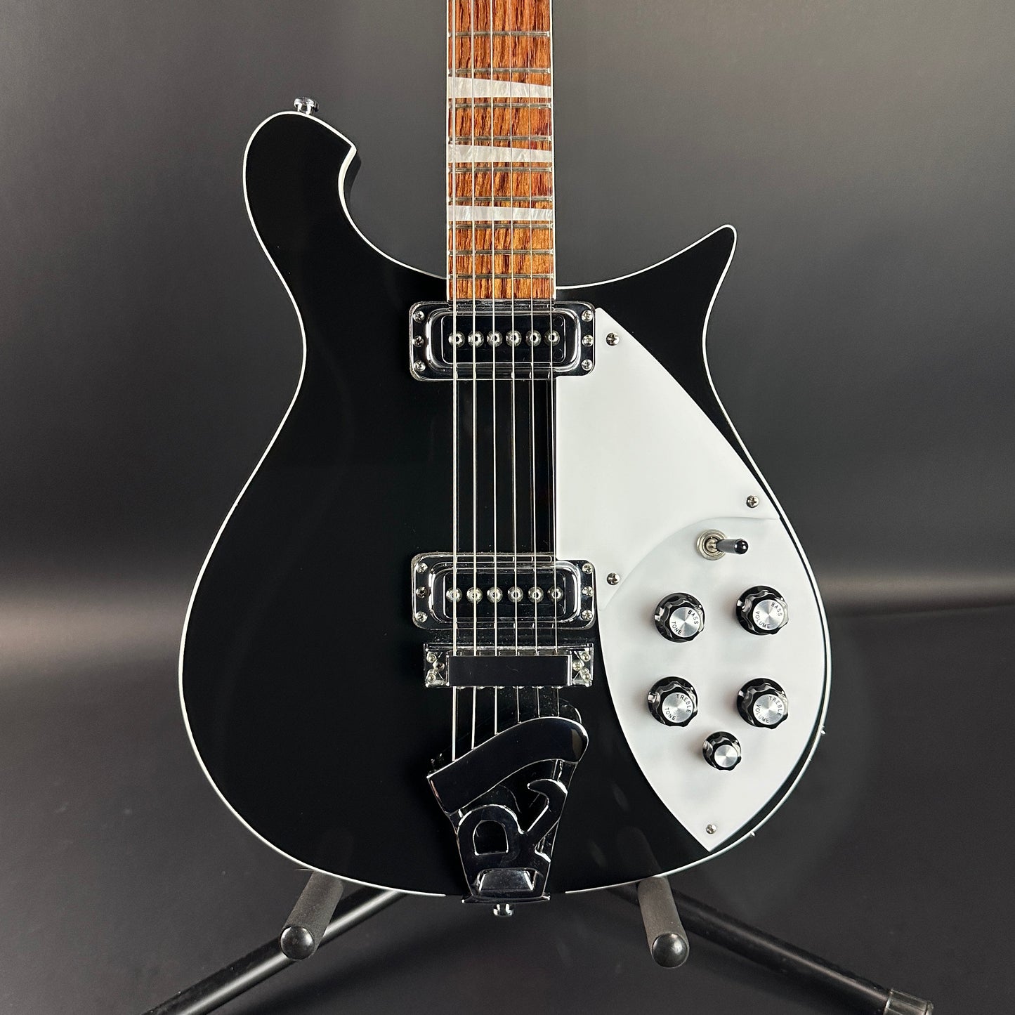 Front of Used Rickenbacker 620 Black.