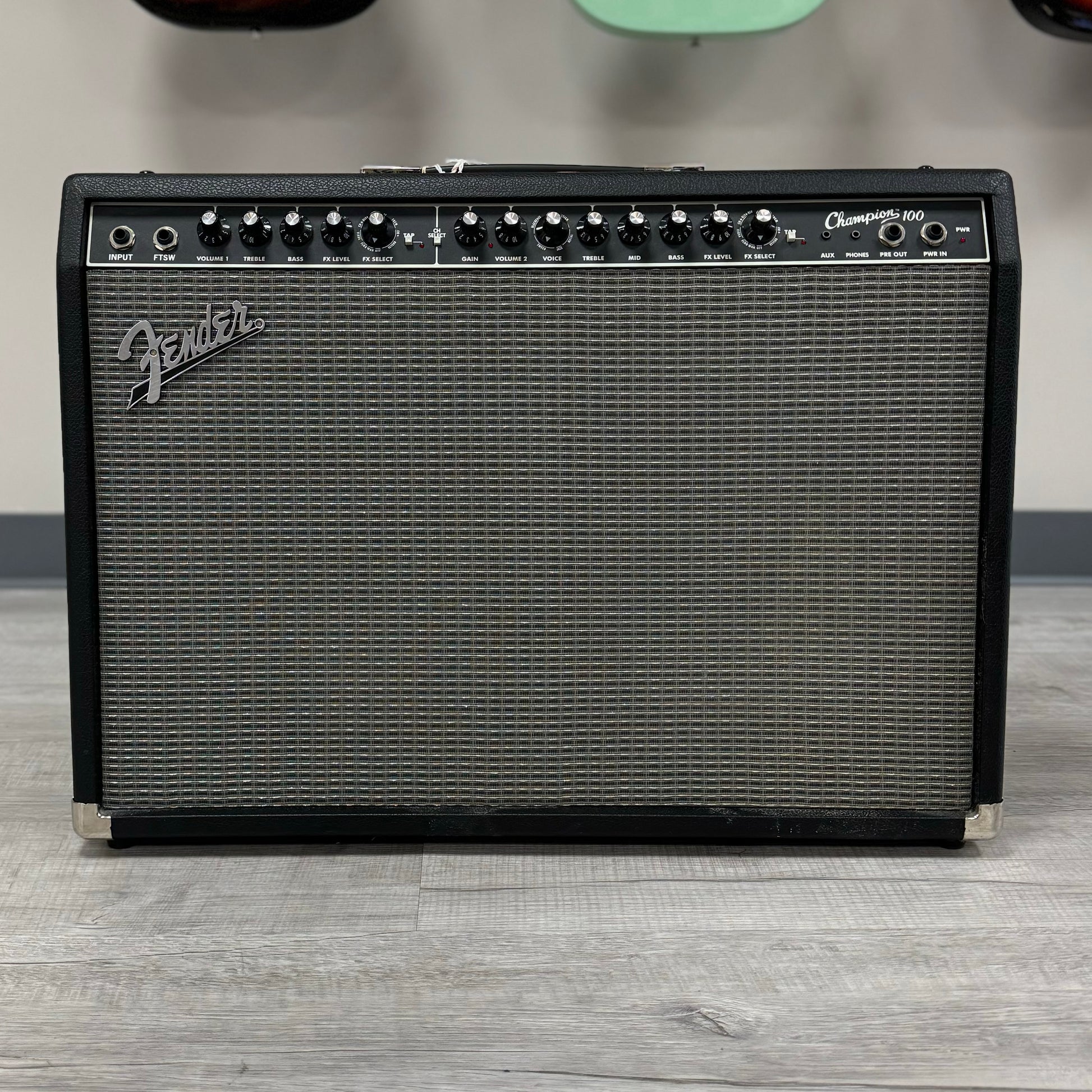 Front of Used Fender Champion 100 2x12 100 Watt Combo