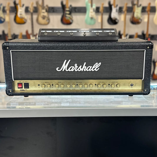 Front of Used Marshall DSL100HR 2 Channel Head TSS4317