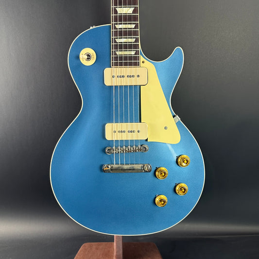 Used 2024 Gibson Custom Shop M2M 1956 Reissue Chambered Les Paul VOS Pelham Blue w/case TSU19136