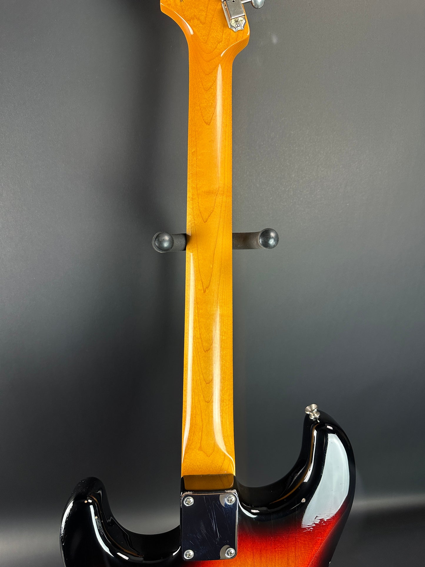 Back of neck of Used Fender Classic Series '60s Stratocaster 3 Tone Sunburst.