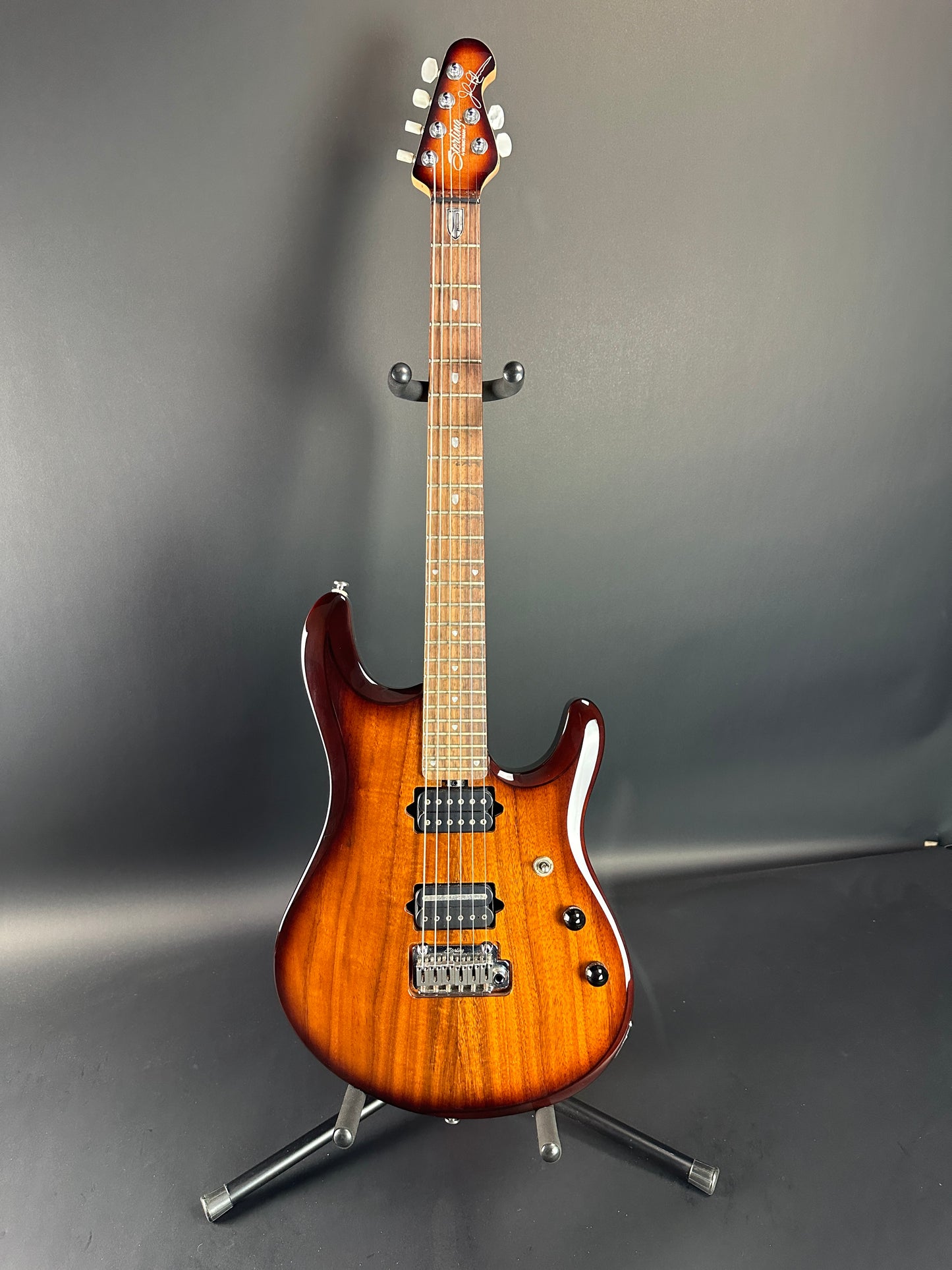 Full front of Used Sterling by MusicMan JP100D.