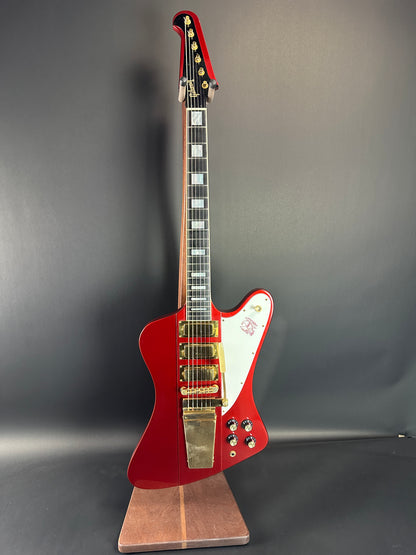 Full front of Used 2006 Gibson Firebird VII Red Metallic.