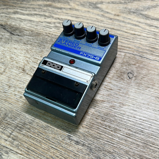 Top of Used DOD FX75-B Stereo Flanger.