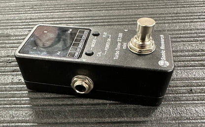 Side of Used Sonic Research ST-300 Mini Strobe Tuner TSS4206