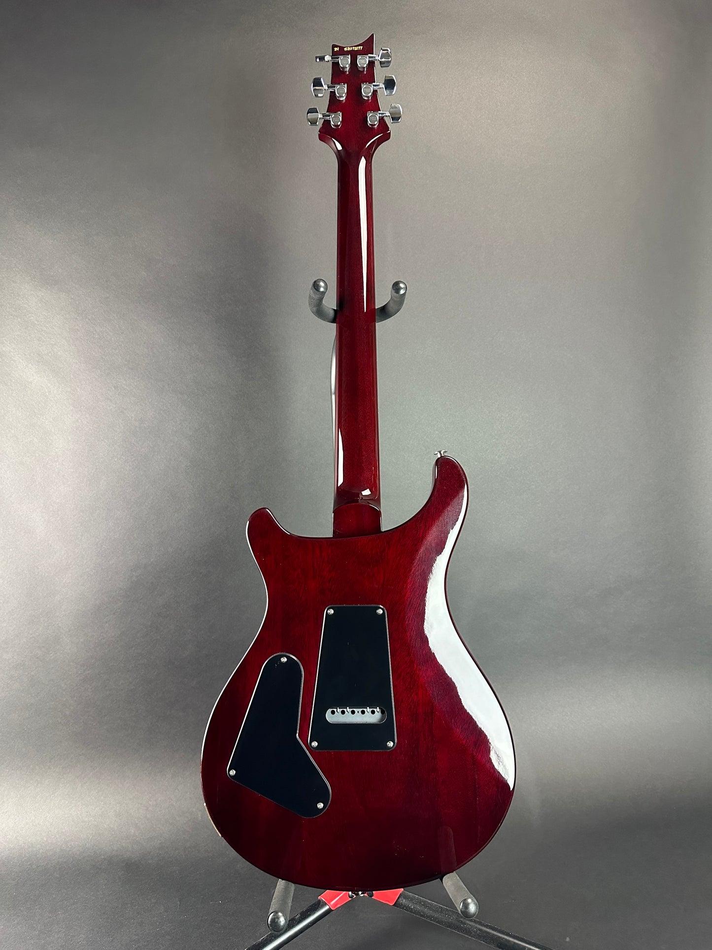 Full back of Used PRS Paul Reed Smith S2 Custom 24 Fire Red Burst.