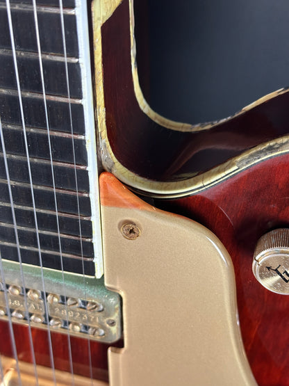 Discoloration of pickguard on Vintage 1968 Gretsch 6122 Country Gentleman.