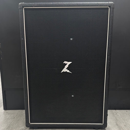 Front of Used Dr Z Z-Best 2x12 8 Ohm Speaker Cab w/ UK G12H 70th Anniversary & UK Vintage 30 TSS4145